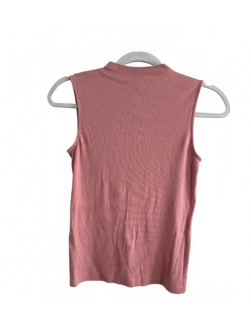 Rachel Zoe Sleeveless Knit Top in Dusty Rose, Size Medium